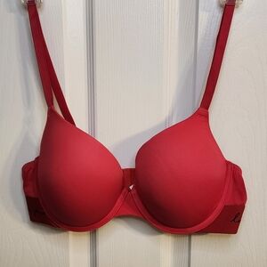 PINK Victoria's Secret 36C Wear Everywhere Push-Up Bra Red